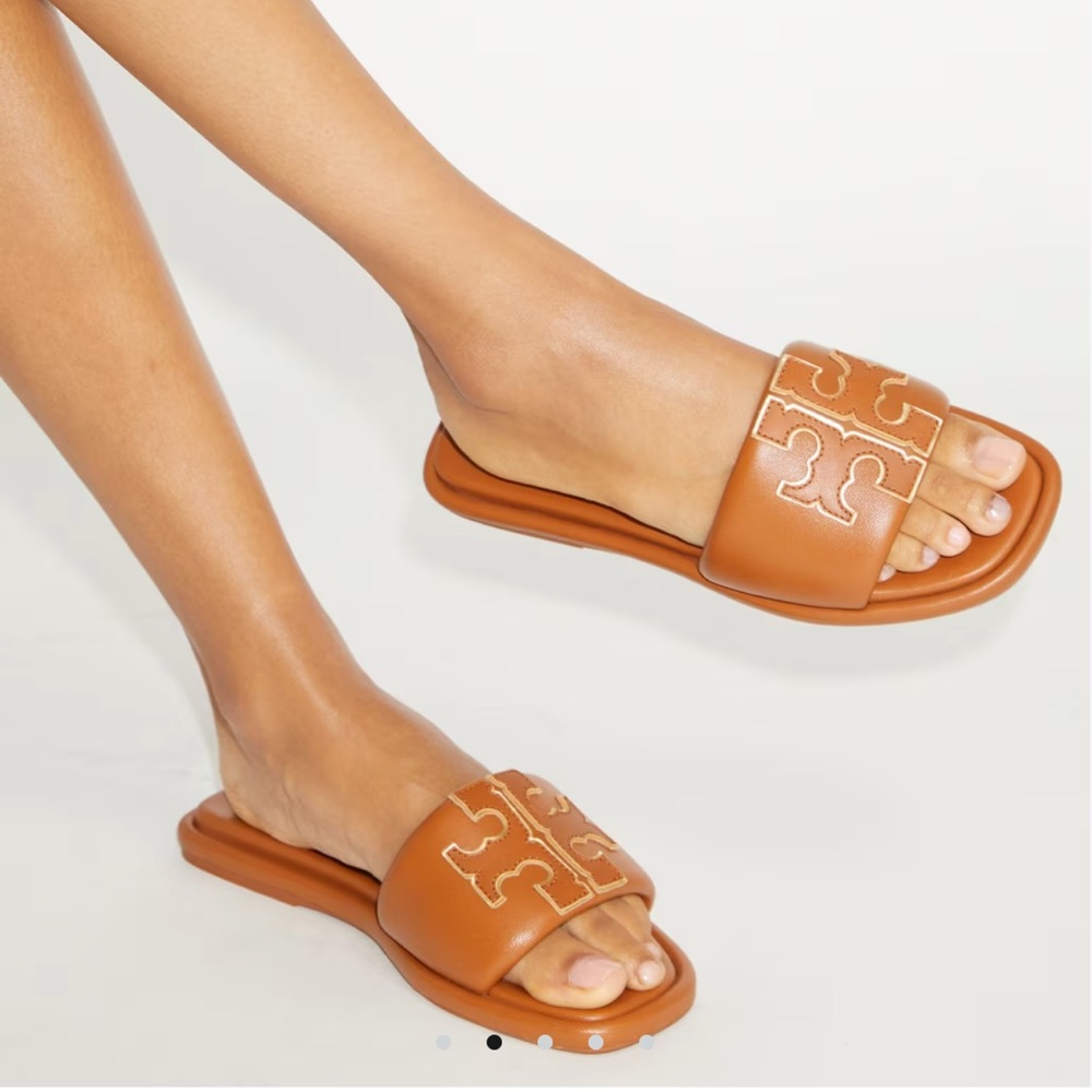 Tory Burch Double T sport slide